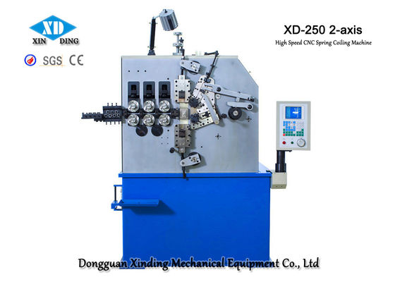XD-250 2軸線のばねの巻く機械2.0mmから5.0mmの圧縮ばねを作り出します