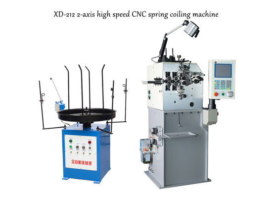 0.3-1.2mmの二軸のばねの巻く機械、CNCは高精度と制御した
