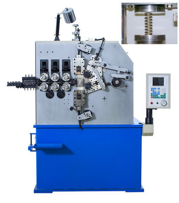 4 軸線 CNC のばね巻く機械 3 段階 220V のばねの巻く機械類